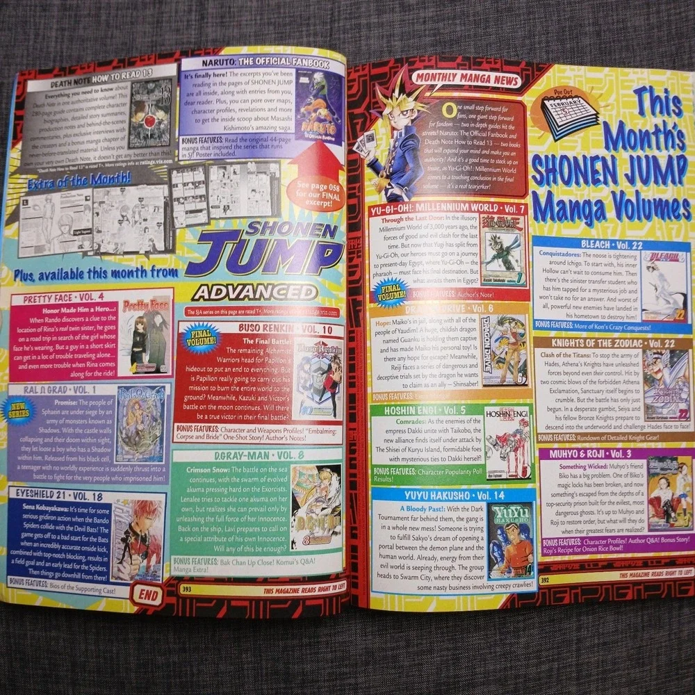Shonen Jump Manga Bleach February 2008 Volume 6 Issue‎ 2 Stickers (No Card) TA